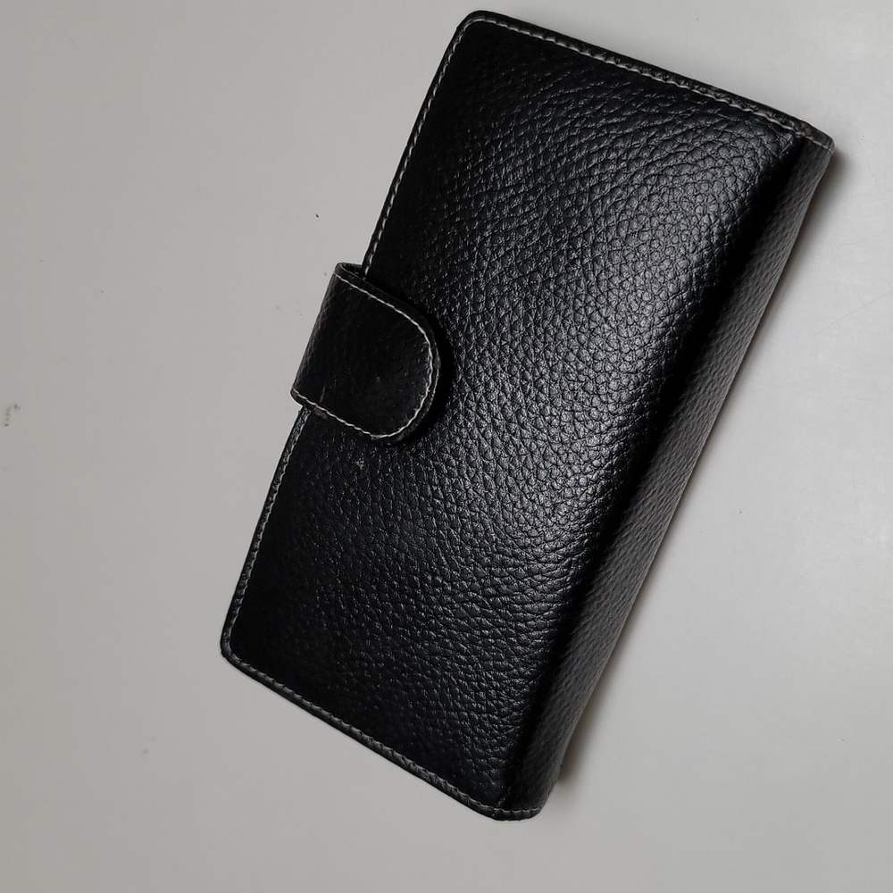 Black Faux Leather Cigar Case